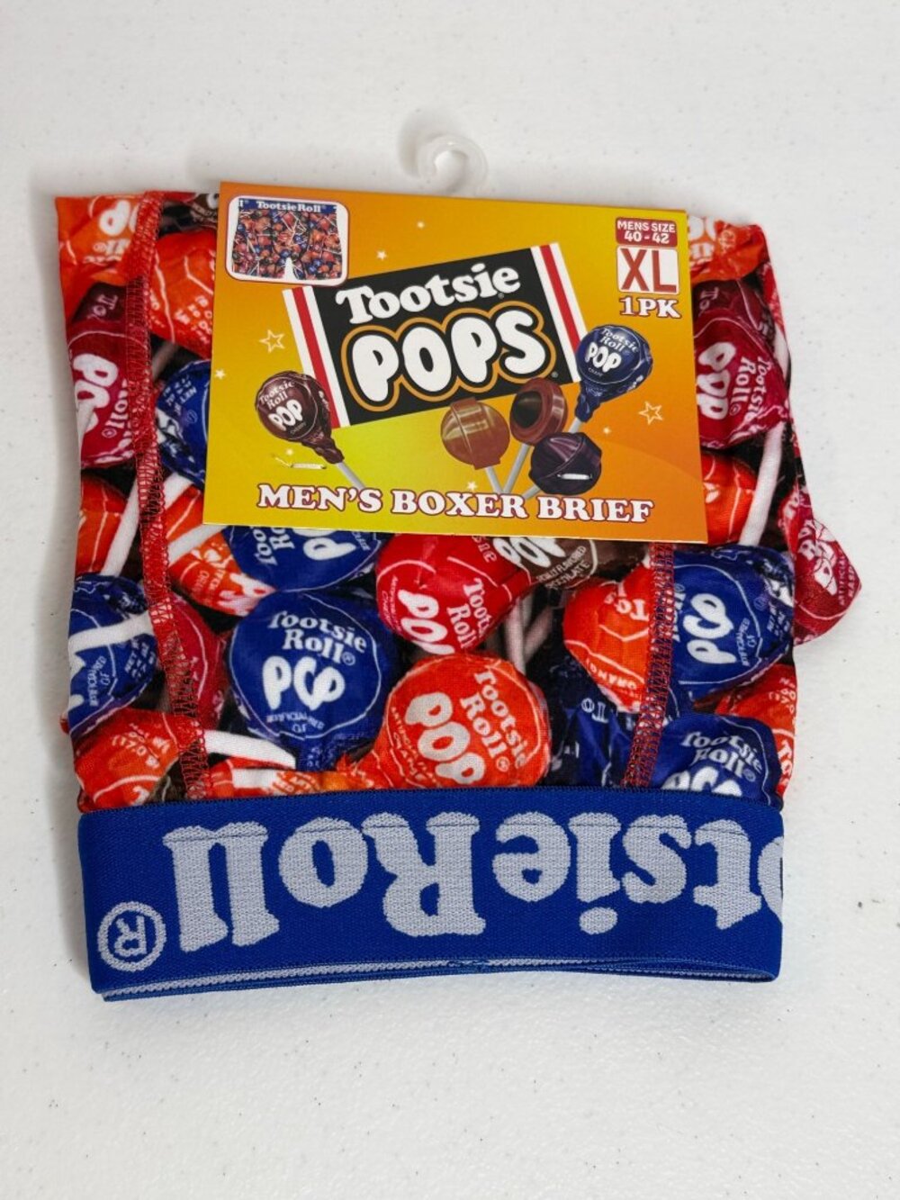 Tootsie Roll Pops XL Boxer Briefs Candy Retro Novelty Colorful